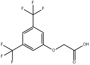 Acetic acid, 2-[3,5-bis(trifluoromethyl)phenoxy]- Structure