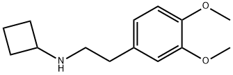 Benzeneethanamine, N-cyclobutyl-3,4-dimethoxy- 구조식 이미지