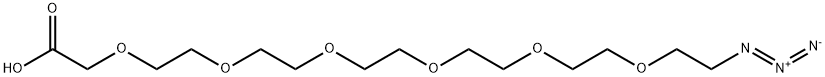 N3-PEG6-CH2COOH Structure