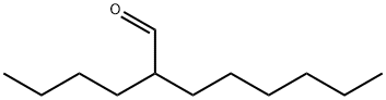 Octanal, 2-butyl- Structure