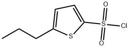 2-Thiophenesulfonyl chloride, 5-propyl- Structure