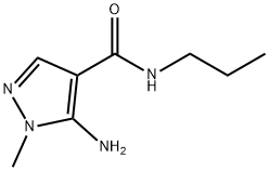 5-amino-1-methyl-N-propyl-1H-pyrazole-4-carboxamide Structure