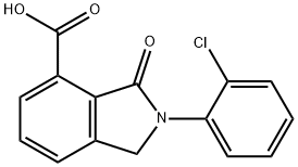 2-(2-chlorophenyl)-3-oxoisoindoline-4-carboxylic acid Structure