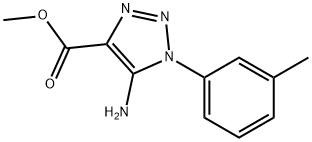 methyl 5-amino-1-(3-methylphenyl)-1{H}-1,2,3-triazole-4-carboxylate Structure