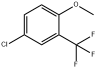 Benzene, 4-chloro-1-methoxy-2-(trifluoromethyl)- Structure