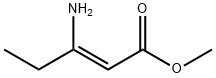 2-Pentenoic acid, 3-amino-, methyl ester, (2Z)- 구조식 이미지