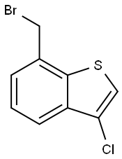 Benzo[b]thiophene, 7-(bromomethyl)-3-chloro- Structure