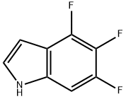 1H-Indole, 4,5,6-trifluoro- Structure