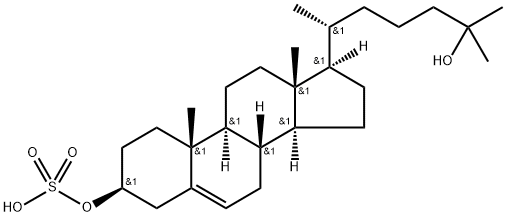 25-hydroxycholesterol-3-sulfate Structure