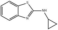 N-cyclopropylbenzo[d]thiazol-2-amine 구조식 이미지