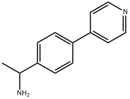 1-[4-(pyridin-4-yl)phenyl]ethan-1-amine Structure