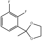 1,3-Dioxolane, 2-(2,3-difluorophenyl)-2-methyl- Structure