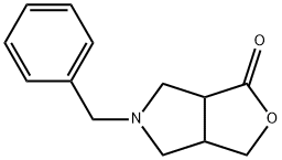 5-Benzyl-tetrahydro-3H-furo[3,4-c]pyrrol-1-one Structure