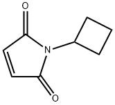 1H-Pyrrole-2,5-dione, 1-cyclobutyl 구조식 이미지