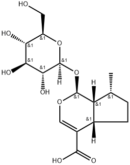 8-epideoxyloganic acid 구조식 이미지