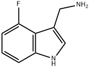 1H-Indole-3-methanamine, 4-fluoro- Structure