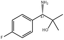 (S)-1-Amino-1-(4-fluorophenyl)-2-methylpropan-2-ol Structure