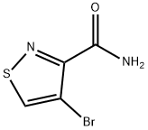 3-Isothiazolecarboxamide, 4-bromo- Structure