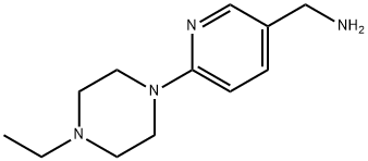 6-(4-ethylpiperazin-1-yl)pyridin-3-yl]methanamine Structure
