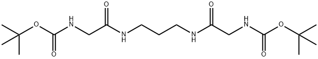 2,5,9,12-Tetraazatridecanedioic acid, 4,10-dioxo-, 1,13-bis(1,1-dimethylethyl) ester Structure