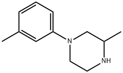 Piperazine, 3-methyl-1-(3-methylphenyl)- Structure