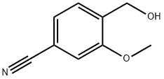 Benzonitrile, 4-(hydroxymethyl)-3-methoxy- 구조식 이미지