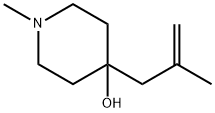 1-methyl-4-(2-methylprop-2-en-1-yl)piperidin-4-ol Structure