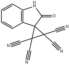 2'-oxo-1',2'-dihydrospiro[cyclopropane-1,3'-indole]-2,2,3,3-tetracarbonitrile Structure