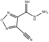 4-cyano-1,2,5-oxadiazole-3-carbohydrazonamide Structure