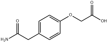 2-[4-(carbamoylmethyl)phenoxy]acetic acid Structure