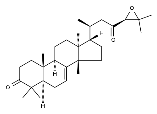 24,25-Epoxytirucall-7-en-3,23-dione Structure