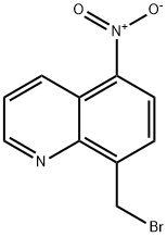 Quinoline, 8-(bromomethyl)-5-nitro- Structure