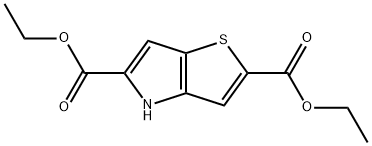 Diethyl 4H-thieno[3,2-b]pyrrole-2,5-dicarboxylate 구조식 이미지
