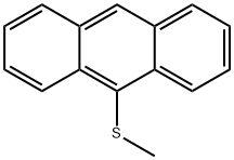 Anthracene, 9-(methylthio)- Structure