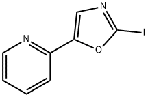 Pyridine, 2-(2-iodo-5-oxazolyl)- Structure