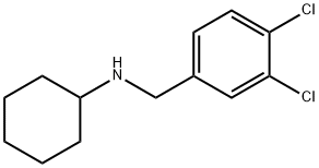 Benzenemethanamine, 3,4-dichloro-N-cyclohexyl- Structure