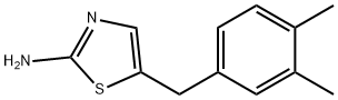 2-Thiazolamine, 5-[(3,4-dimethylphenyl)methyl]- Structure