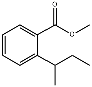 Benzoic acid, 2-(1-methylpropyl)-, methyl ester 구조식 이미지