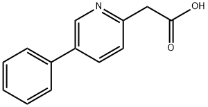 2-Pyridineacetic acid, 5-phenyl- Structure