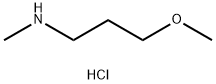 1-Propanamine, 3-methoxy-N-methyl-, hydrochloride (1:1) Structure