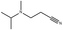 3-[methyl(propan-2-yl)amino]propanenitrile Structure