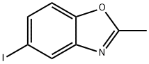 5-iodo-2-methyl-benzooxazole, 5-Iod-2-methylbenzoxazol Structure