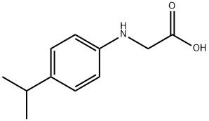 N-(4-isopropylphenyl)glycine Structure