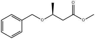 Butanoic acid, 3-(phenylmethoxy)-, methyl ester, (3S)- Structure