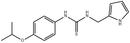 N-[4-Isopropyloxyphe nyl]-N'-(1H-pyrrol-2-yl)methyl)thiourea 구조식 이미지