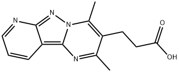 Pyrido[2',3':3,4]pyrazolo[1,5-a]pyrimidine-3-propanoic acid, 2,4-dimethyl- Structure