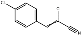 2-Propenenitrile, 2-chloro-3-(4-chlorophenyl)- Structure