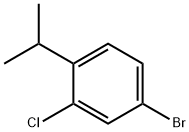 Benzene, 4-bromo-2-chloro-1-(1-methylethyl)- Structure