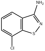 1,2-Benzisothiazol-3-amine, 7-chloro- Structure