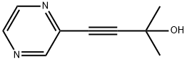 3-Butyn-2-ol, 2-methyl-4-pyrazinyl- (9CI) Structure